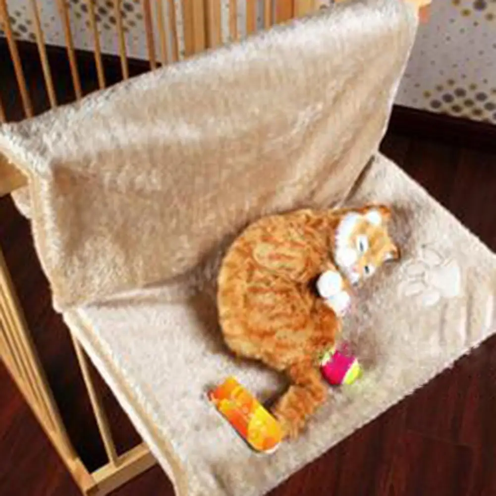 

AsyPets Creative Cat Hammock Steel-frame Structure Balcony Pet Hanging Cushion Bed Resting Seat-40