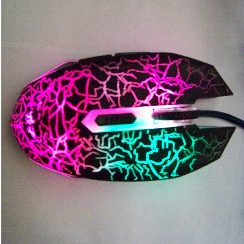 Лидер продаж 2016 года продажи LED оптическая красочные USB проводной игровой Мышь Мыши компьютерные 7 видов цветов дыхание свет Мышь кабель