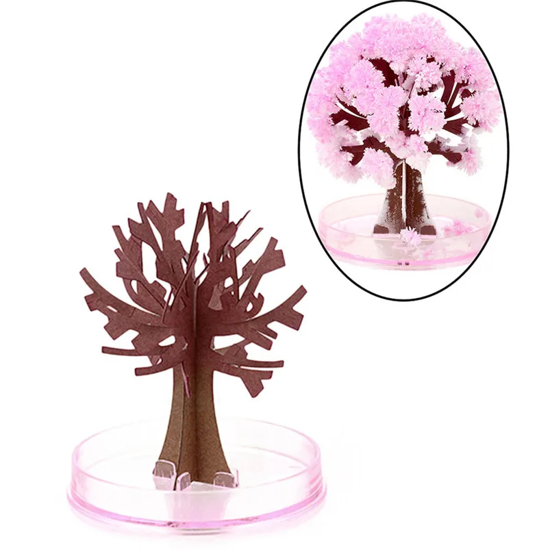 Magic Sakura Paper Tree Blossom Artificial Blossom Creative Diy Home Decor for Artificial Flower Christmas gift #25o26 (1)