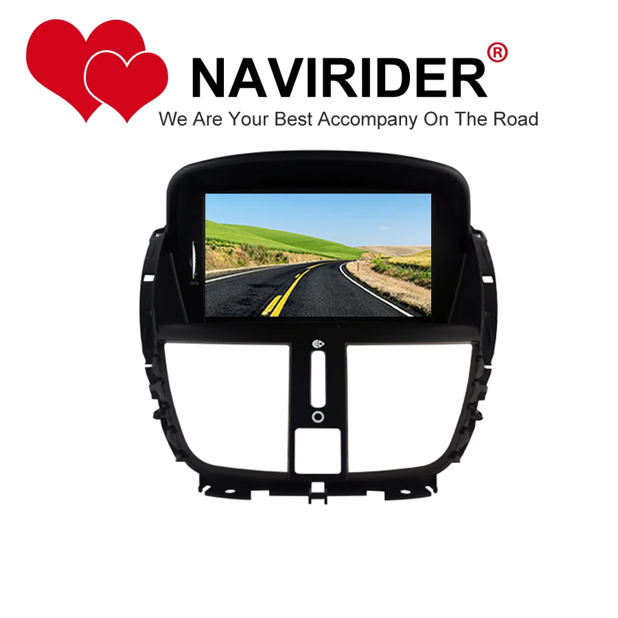 Excellent car dvd Fit for PEUGEOT 207 stereo navigation HU tape recorder multimedia radio audio GPS bluetooth android 8.1.0 head unit 0