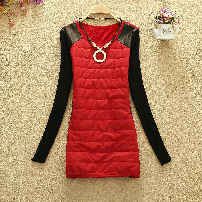 2014 Autumn Winter New long-sleeved Dress | Женская одежда