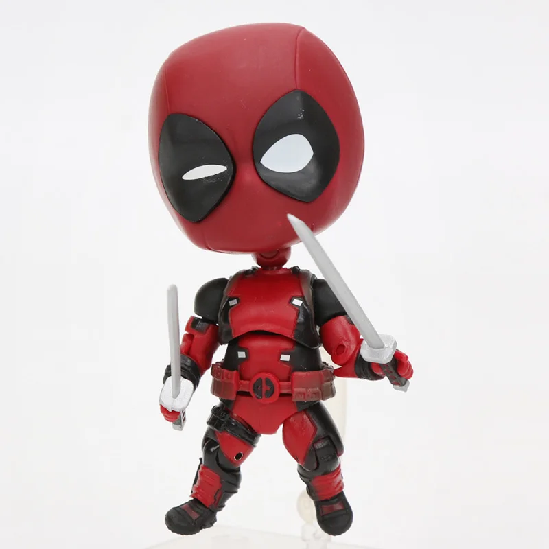 Skup 10cm Marvel zabawki Nendoroid seria 662 śliczne Deadpool Orechan Edition pcv figurka Superhero model kolekcjonerski Doll Toy