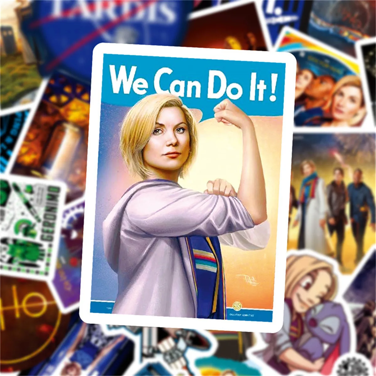 2019 New Doctor Who Stickers Sets Anime Sticker Lot For Laptop Bicycle Phone GuitarCartoon Stickers Pack
