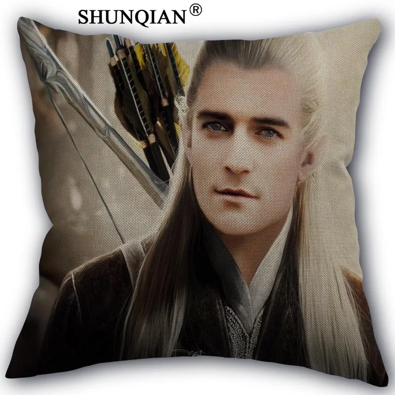 

Custom Orlando Bloom Pillowcase office Wedding bedding couch Vintage pillow case/cover home decorative