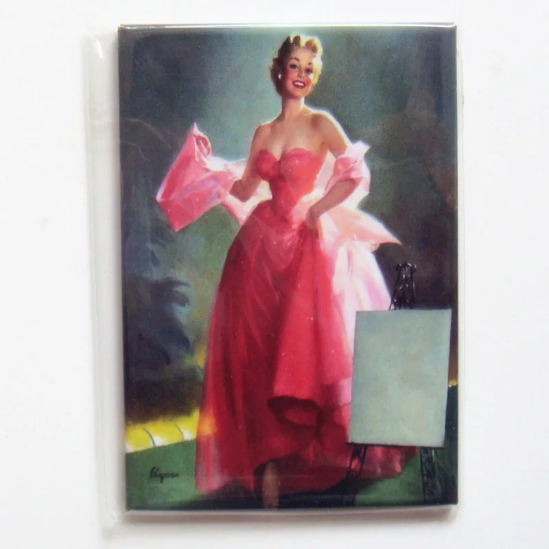 Poster , Vintage Pin up Girl Souvenir Photo Fridge sfm 34 Drop Shipping Accept