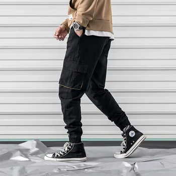

Spring Casual Mens Cargo Pants Plus Size Hip Hop Joggers Men Trousers Black Khaki Harem Pants Men Pantalon Cargo Homme
