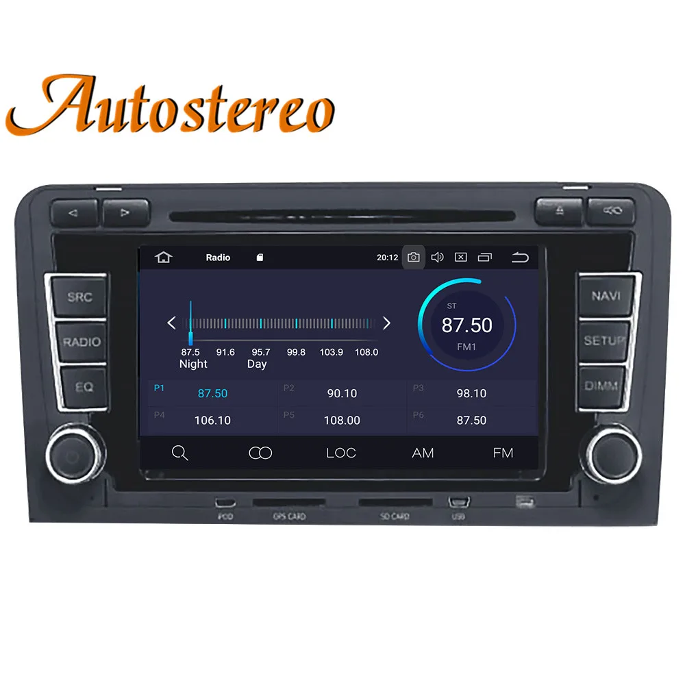 Top Android 9 Car DVD CD player GPS Navigation Auto Stereo For Audi A3 S3 2003-2012 car Multimedia radio tape recorder head unit 5