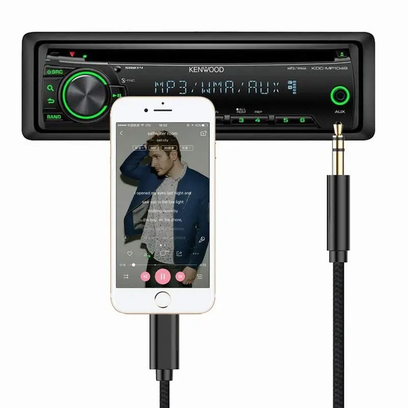 Hsmeilleur-Nylon-Braided-Aux-Cable-Adapter-For-iPhone-XS-Max-XR-X-8-7-6s-Plus-3.5mm-Male-Stereo-Audio-Cabo-Cord-to-Car-Spearker (5)