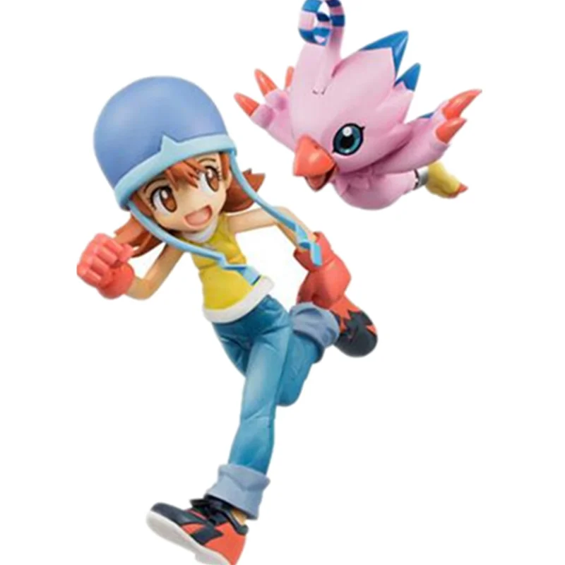 Digimon Adventure Аниме Фигурка Takenouchi Sora Piyomon Tailmon игрушки ПВХ фигурка модели украшение