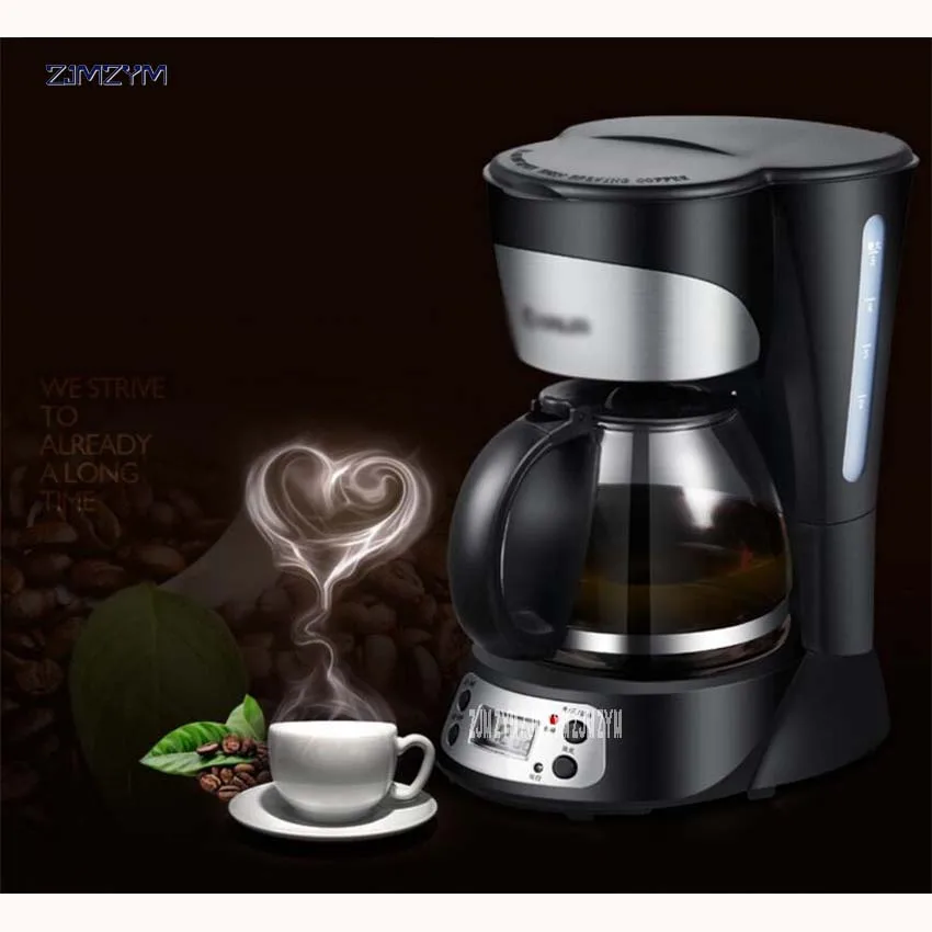 DL-KF300 750 ML 220V/50 Hz 800W Electric Drip Coffee Maker Machine Black Hourglass Make Cafe Tea Multifunctional fully-automatic