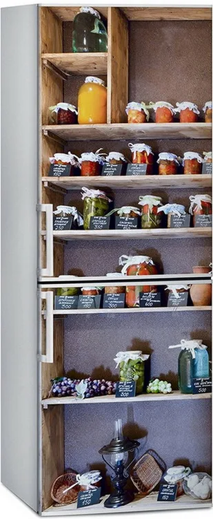 3D самоклеющаяся посудомоечная машина холодильник обертывание наклейка на холодильник детский художественный Холодильник Дверь обои-покрытие - Цвет: Серебристый