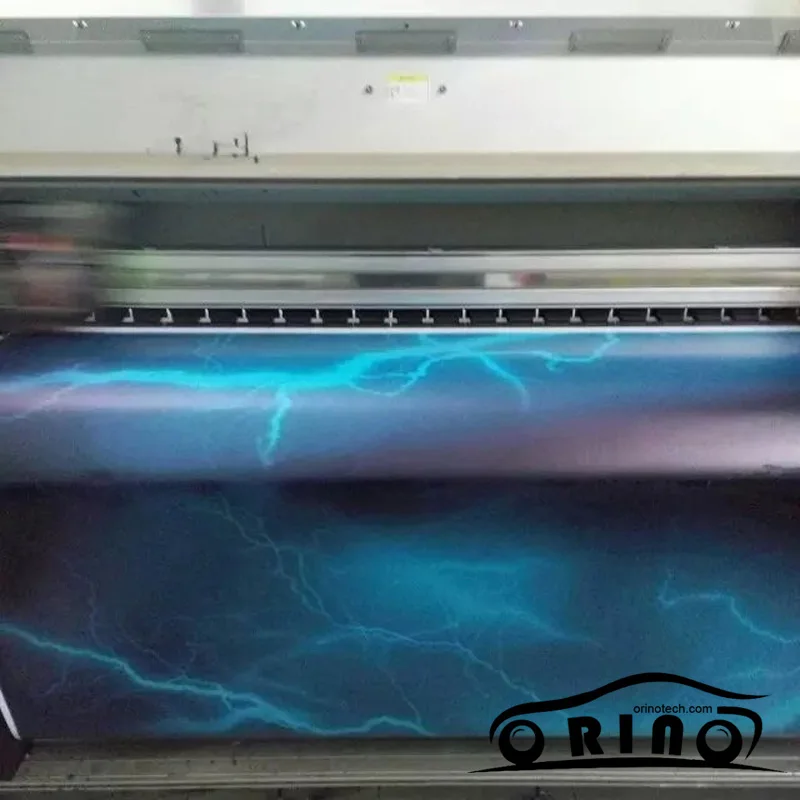 Flag Lightning Car Wrap Film-5