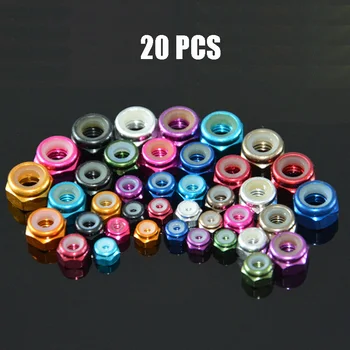 

20PCS M2 Self-locking Lock Nut Colorful Fixing for RC Drone Spare Parts Accessories MINI 20*20 Three-layer 12A 20A Fly Tower