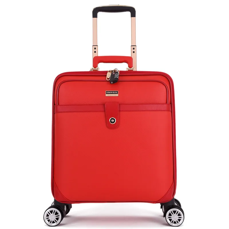 

Universal wheel trolley case,High quality metal handlebar luggage,16"/20"Boarding box,Waterproof TSA customs lock travel case
