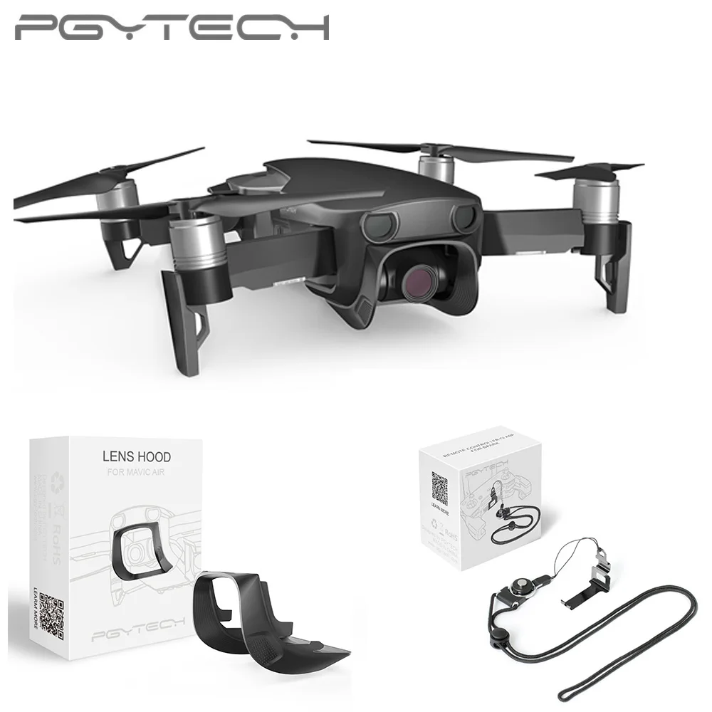 

PGYTECH DJI Mavic AIR Remote Controller Clasp Sling + Lens hood Sun Shade for mavic air drone