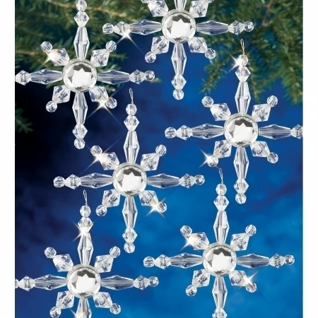 Beadery BOK-7281 Holiday Beaded Ornament Kit-North Star (1)