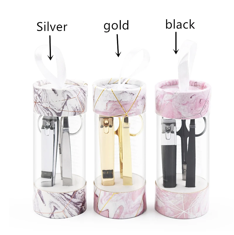 

10Pcs Customized gifts printed logo,Customized Wedding Engagement Favors,Nail Manicure Set Gift With Box, Nail Clipper Set