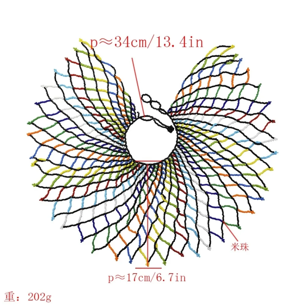 Смола большие длинные Богемские ожерелья для женщин и мужчин акриловые бисерные Многослойные колье ожерелье наборы африканские египетские индийские ювелирные изделия