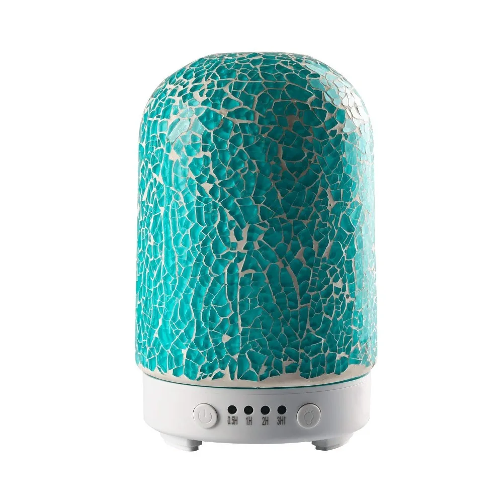 Glass Essential Oil Diffuser 100ml Ultrasonic Air Humidifier Aroma +7