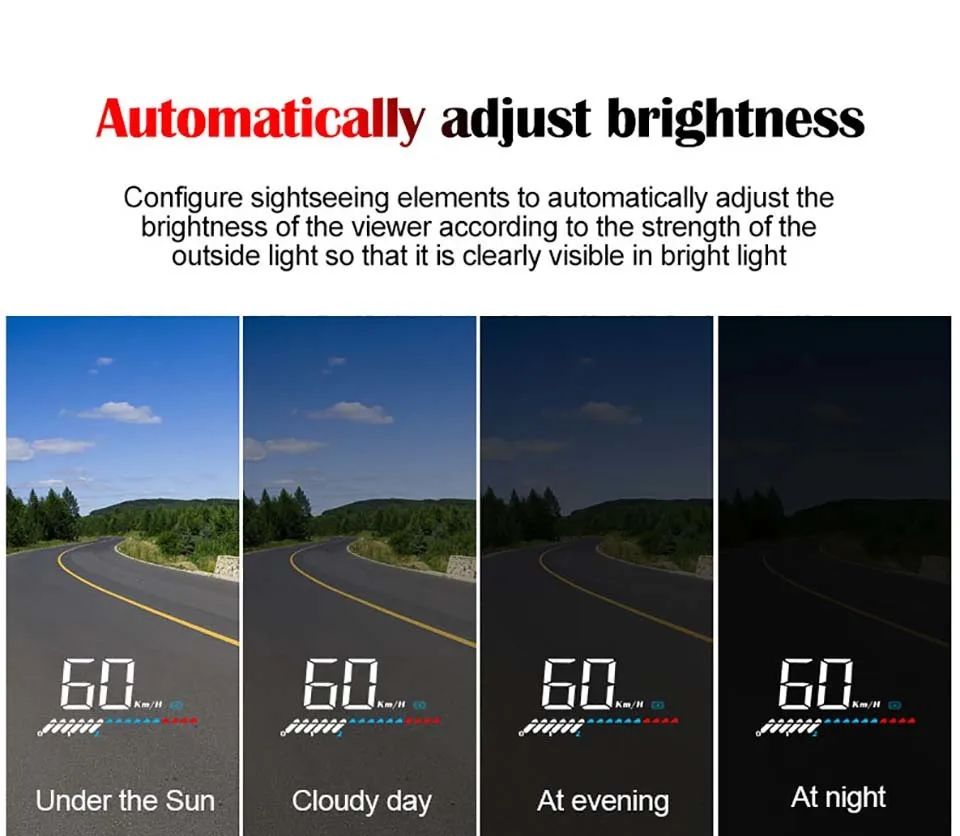 Смарт HUD OBD+ gps Двойная система дешевые маленькие универсальные для всех автомобилей Спидометр лобовое стекло проектор с блендой км/ч MPH