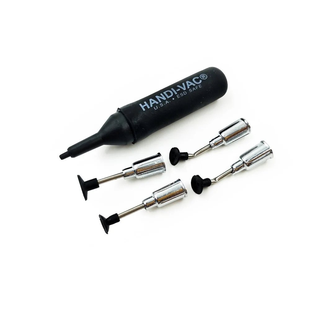 

Handi-VAC Anti-static Mini BGA Vacuum Pump Suction Pen Picker Soldering Handtool SMT SMD IC Chip Suction Pen + 4 nozzles