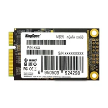 Kingspec MSATA SSD SATA III 6 ГБ/сек. SATA II жесткий диск SSD 64 Гб 128 ГБ 256 512 1 ТБ 2 ТБ для Dell M4500 6500 для lenovo Y560