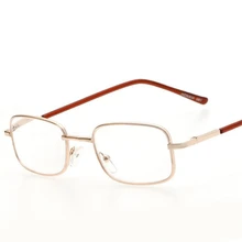 1,0+ 1,5+ 2,0+ 2,5+ 3,0+ 3,5+ 4,0 металлические квадратные очки для чтения для пожилых людей увеличительные защитные очки для дальнозоркости