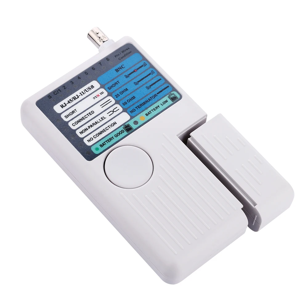 New Portable Ethernet Network Cable Tester Remote RJ11 RJ45 USB BNC LAN For UTP STP LAN Cables Tracker Detector Tool Kit