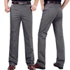 Pants Men Size29-42 Spring Autumn Straight Pant 100% Cotton 55-120 kg Men Wear Comfortable warm Trousers Male Clothing ► Photo 2/6