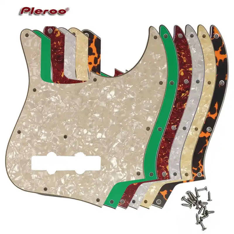 USA PICKGUARD für FENDER® MADE IN JAPAN JAZZ BASS® MIJ 3 Ply BLACK BWB CUSTOM PG