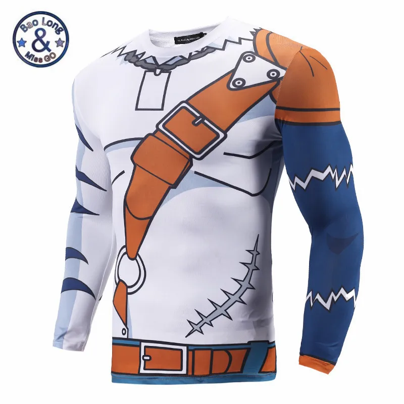 Skup Digimon Adventure cyfrowy potwór 3D koszulki z krótkim rękawem mężczyźni mocno kompresji t shirt na siłownię YAGAMI TAICHI Greymon wojny Greymon Angemon