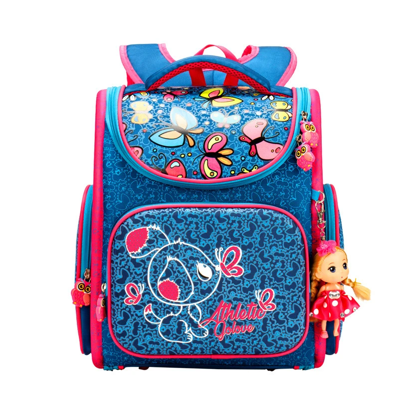 

HOT Brand EVA school bag 6-10 year kids folding travel students backpack children cartoon Stationery bag waterproof school bag
