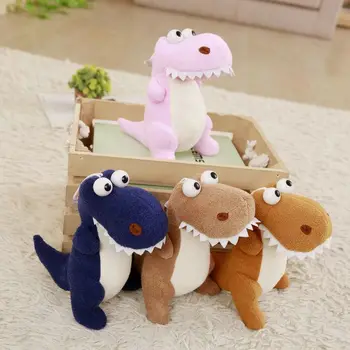 

25cm Cute big round Eyes Dinosaur Plush toys Plush Pendant Animals doll birthday gift Children