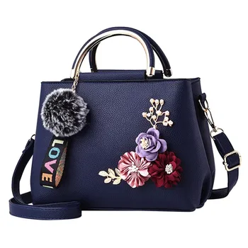 

35#Women's Flowers Leather Shoulder Messenger Crossbody Bags Clutch Totes Handbag torebka listonoszka