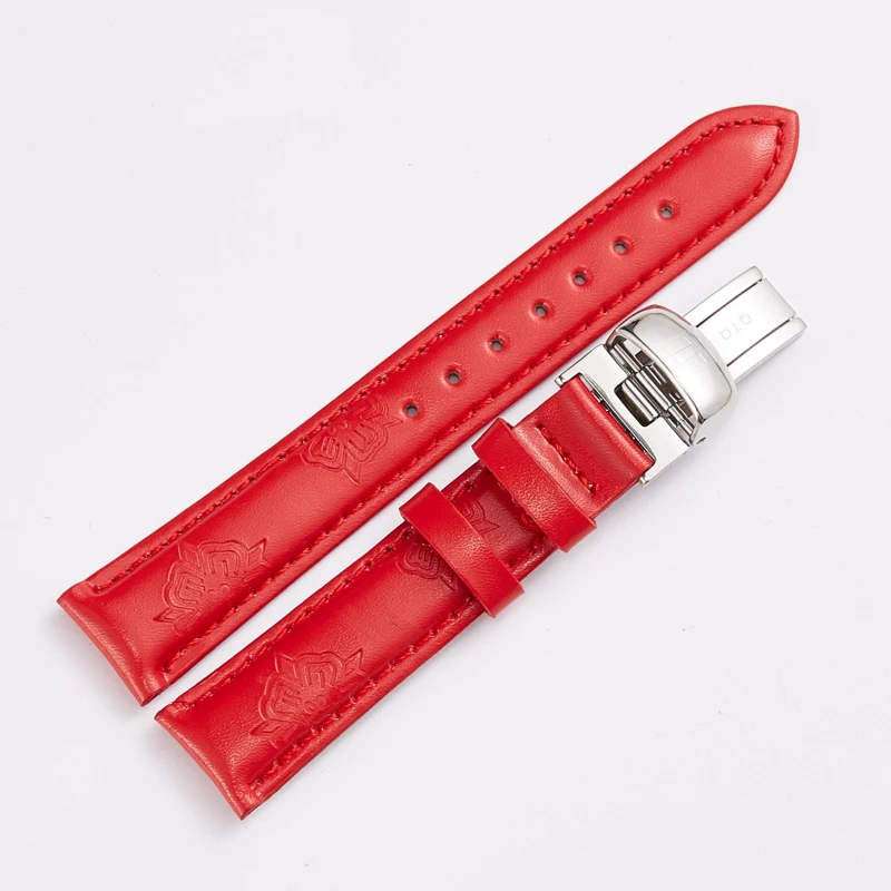 Новый красивый цветной кожаный ремешок для наручных часов Tissot 1853 T050 16 мм браслет