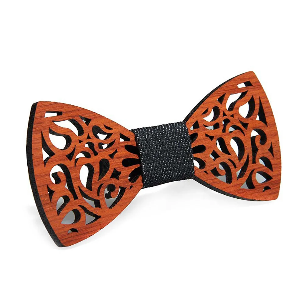 Для мужчин ручной работы деревянный галстук-бабочка галстук с регулируемым ремешком для юбилей день рождения и свадьбы AIC88 - Цвет: As show