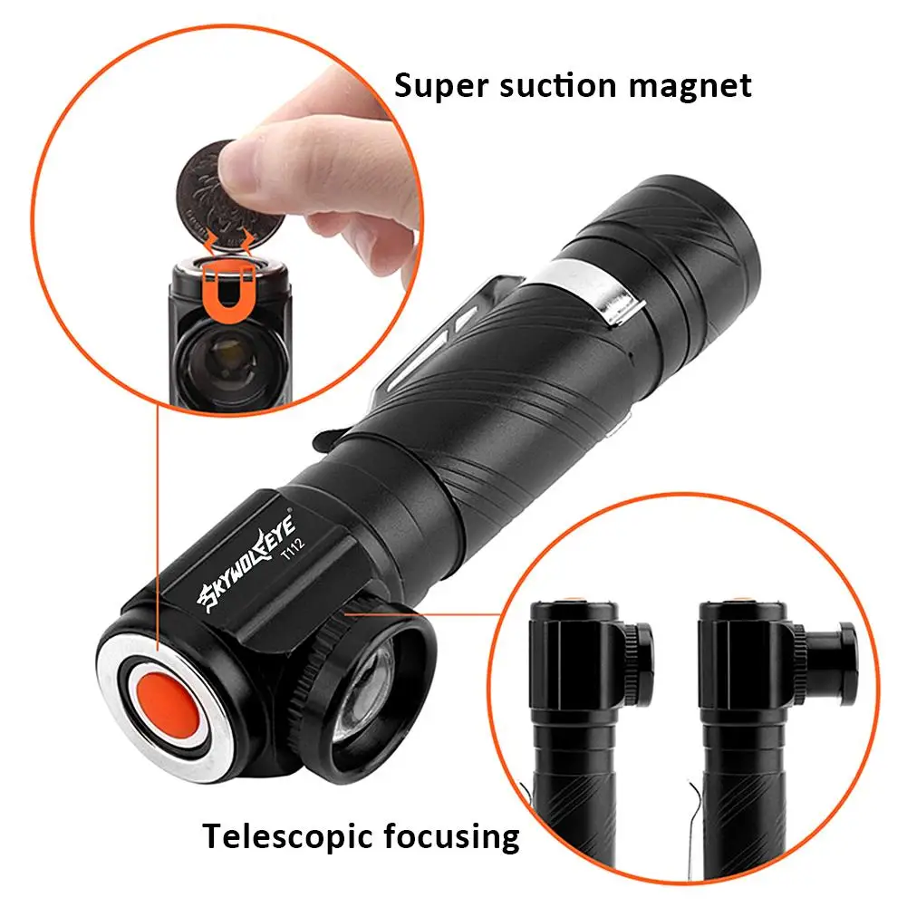 New 80000 Lumens New Corner Headlights Led Strong Headlights Usb Charging T6 Flashlight Outing Camping Necessary Light New 80000 Lumens New Corner Headlights Led Strong Headlights Usb Charging T6 Flashlight Outing Camping Necessary Light