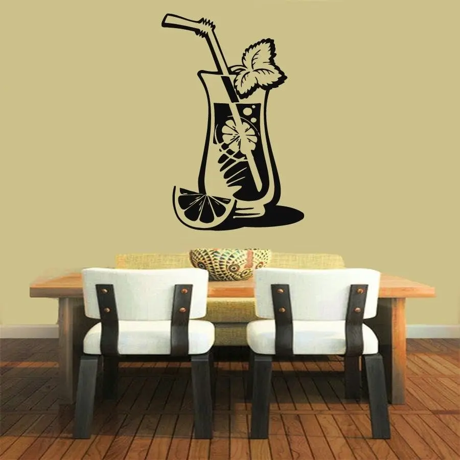 Wall Decals Lemonad Drink Kitchen Cafe Vinyl Sticker Murals Wall Decor