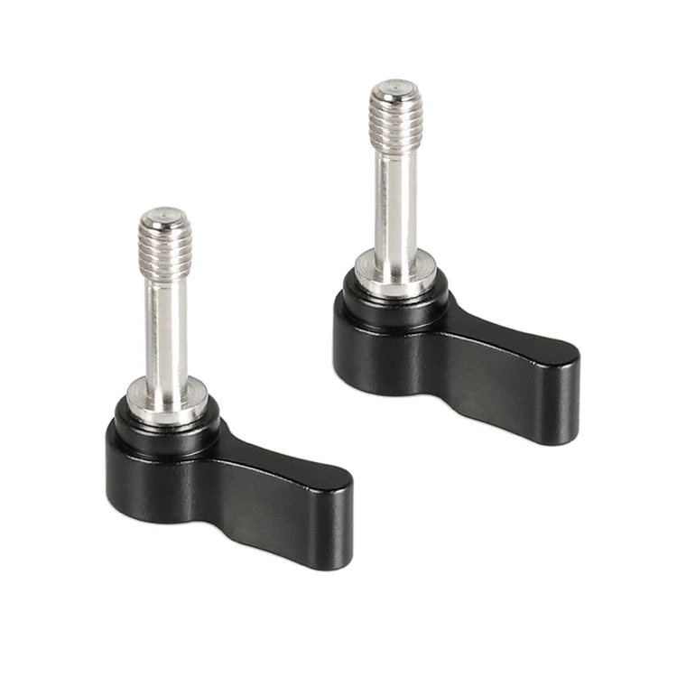 M6 * 7mm Ratchet Wingnut Assembly Hand Locking Knob For Camera Cage Rig Shoulder