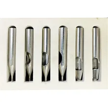 6 шт Нержавеющая сталь наконечники для тату-машинок комплект-3R 5R 7R 9R 5F 7F