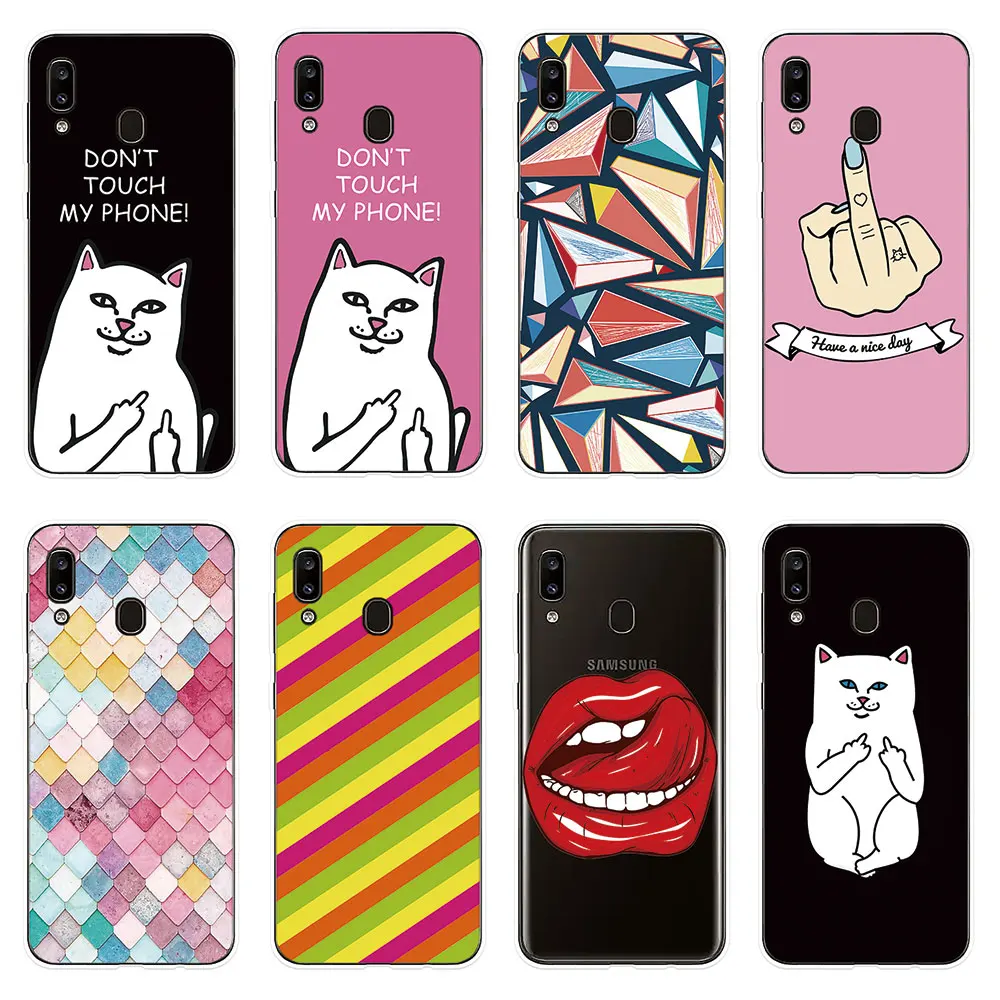 Silicone Case Personality For Sumsung Galaxy A10 A20 A20E A30 A40 A50 A60 A70 A80 Phone Cover M10 M20 M30 |