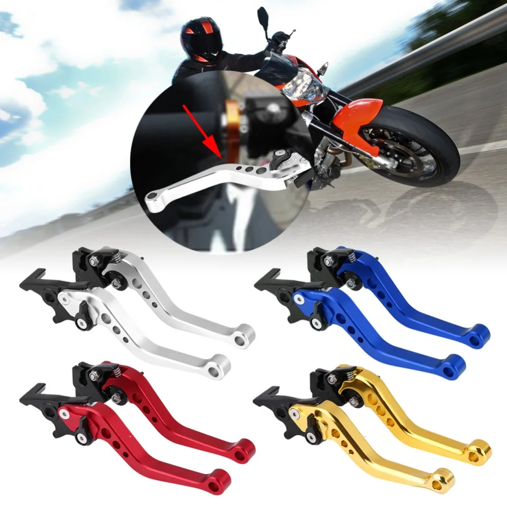 

1 Pair Motorcycle Clutch Drum Brake Lever Handle Universal Fit for Yamaha For Honda For Suzuki 22mm 7/8" CNC Aluminum