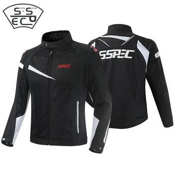 

SSPEC hombres motocicleta verano malla Racing jacket motocicleta Motocross Bike bicicleta Protector ropa Chaquetas