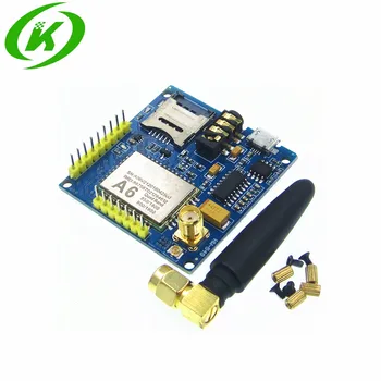 

1Set A6 GSM GPRS Module TTL/RS232 Serial Core Development Board With Antenna GPRS Text Wireless Data Transmission Replace SIM900