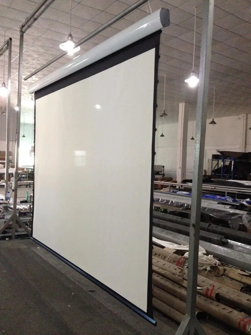 100" 169 Motorized Tab tensioned Screen with Acoustically Transparent