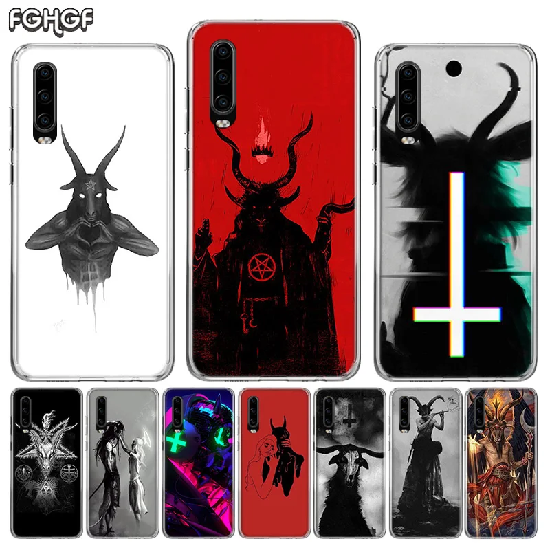 Devil Satan New Fun Silicone Back Case For Huawei P30 P20 Mate 20 10 Pro P10 lite P Smart + Plus Z 2019 Cover |