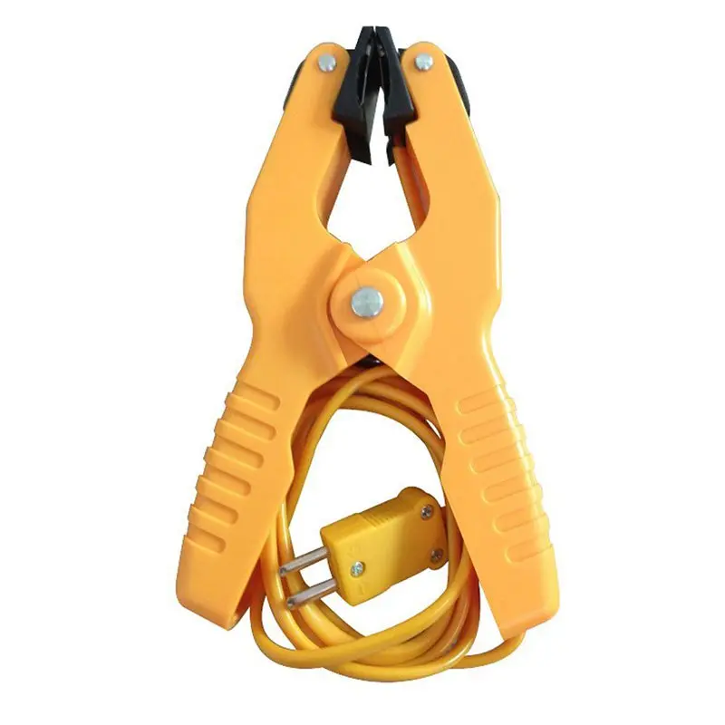 XINSITE Type K Pipe Clamp Temperature Lead Probe HVAC Pipes Jaw Clip