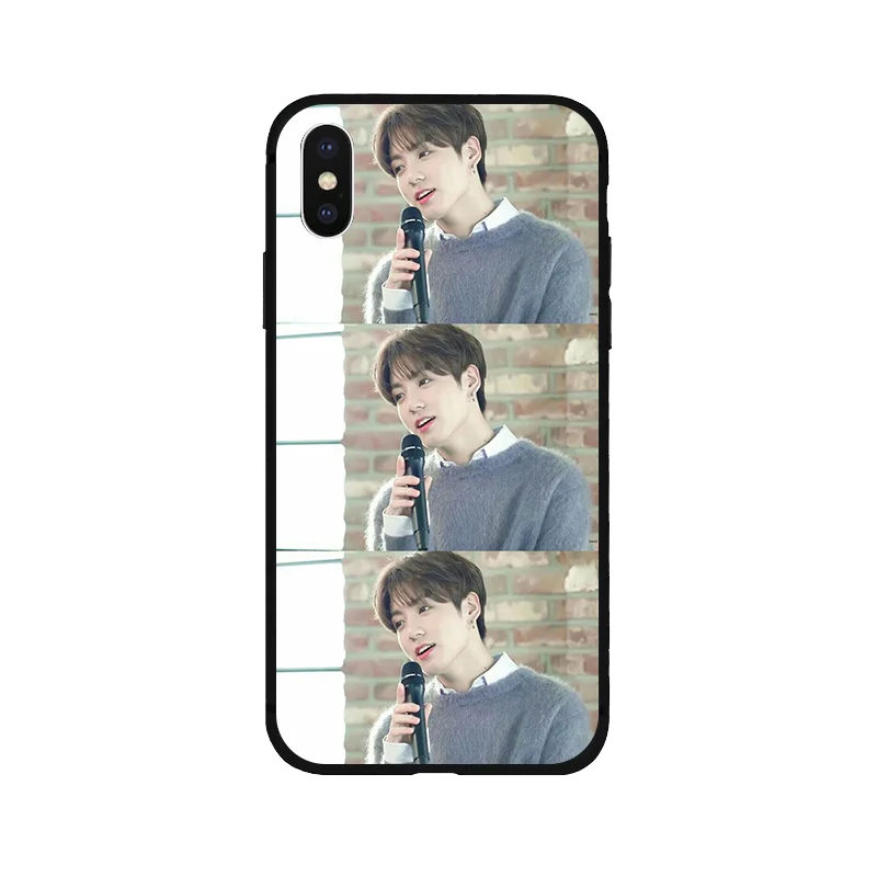 Euphoria Jungkook kim namjun KPOP, мягкий черный чехол из ТПУ для Apple iPhone X, XR, XS MAX, 7, 8, 7 plus, 6, 6S Plus, 5, 5S, SE - Цвет: 1385