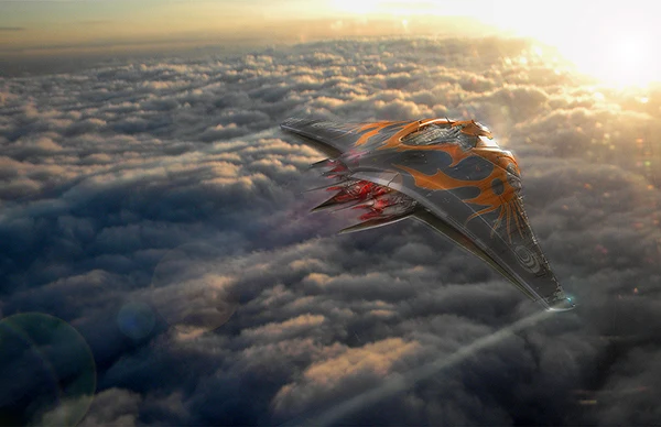 Spirit of Java космический корабль научно фантастический постер фильма Ретро