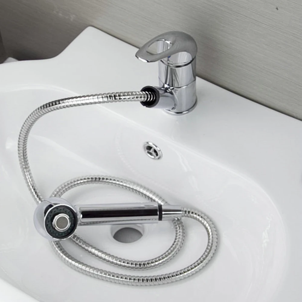Novel Design and Reasonable in Price Extend Basin Faucet Chrome Pull Out Single Hole Single Handle